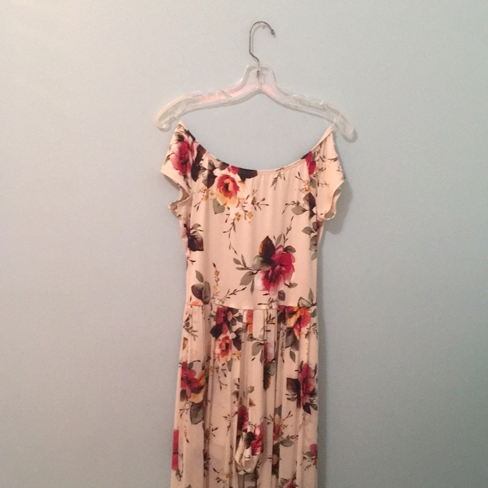 Strapless romper